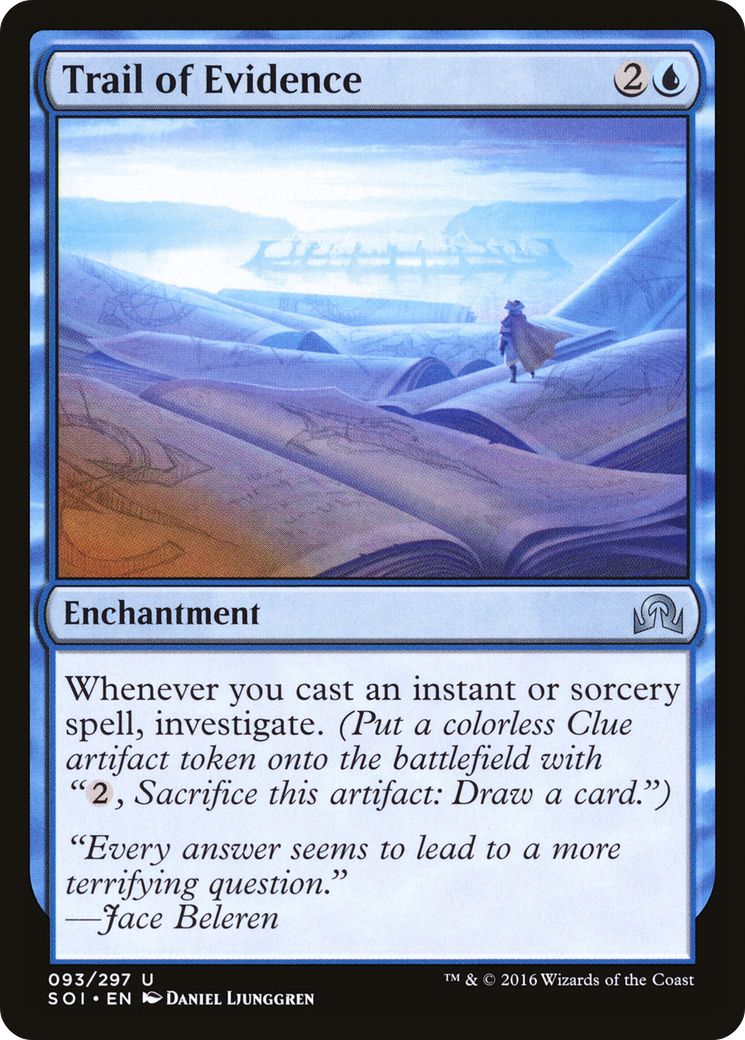 Trail of Evidence (093) Foil - Shadows over Innistrad
