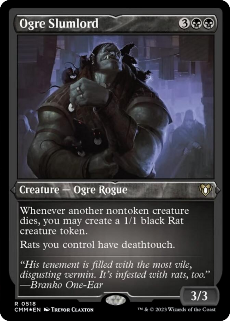 Ogre Slumlord (Foil Etched) [Commander Masters] | Silver Goblin