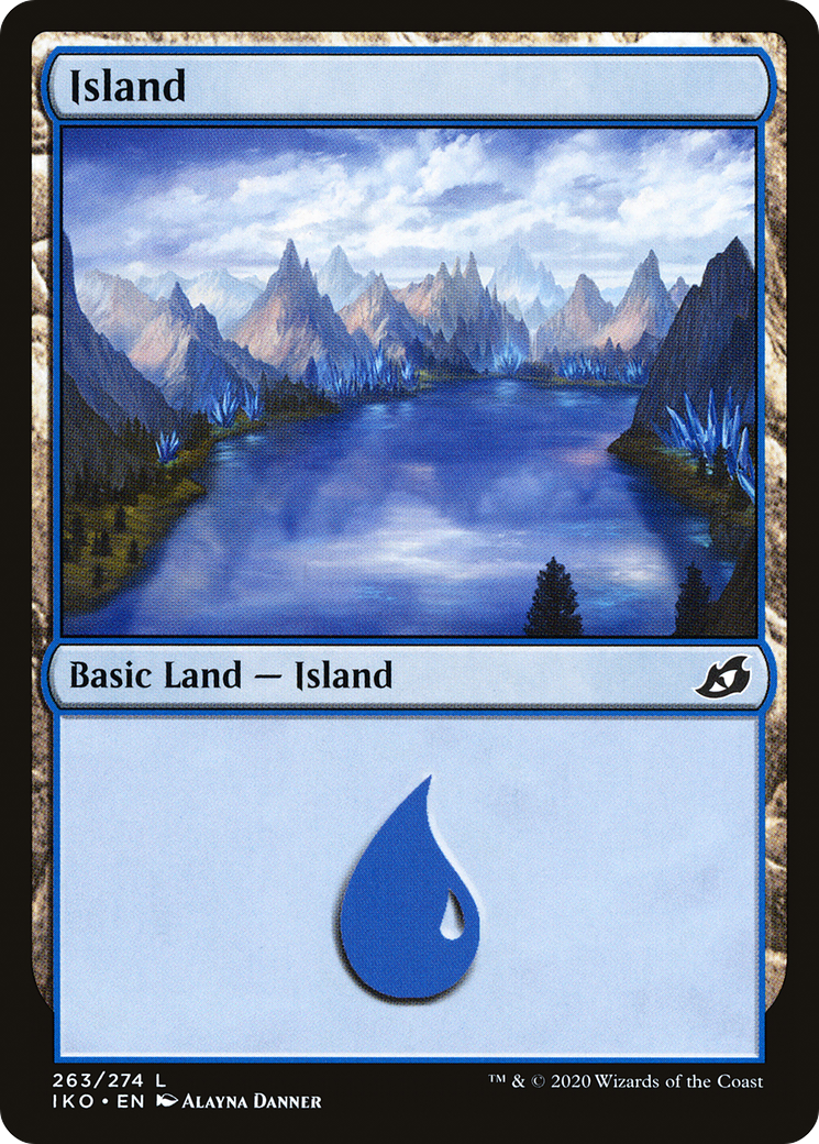 Island (263) [Ikoria: Lair of Behemoths] Foil