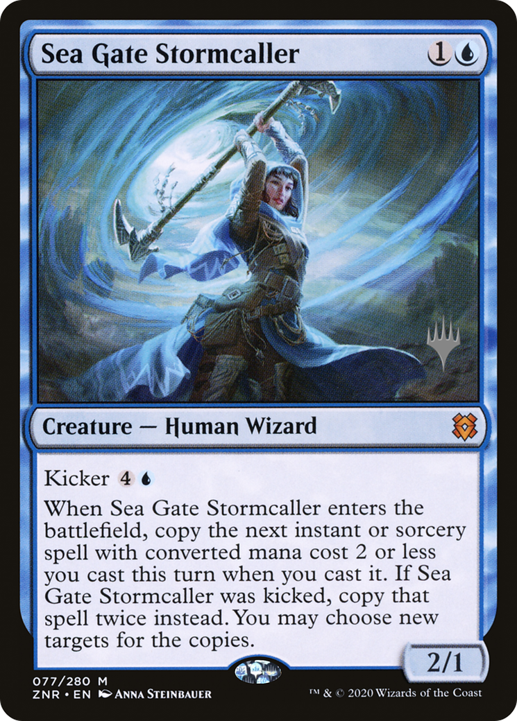 Sea Gate Stormcaller (077) Foil - Zendikar Rising Promos