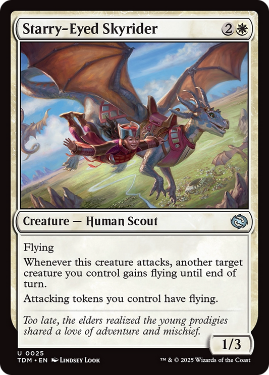 Starry-Eyed Skyrider (025) - Tarkir: Dragonstorm