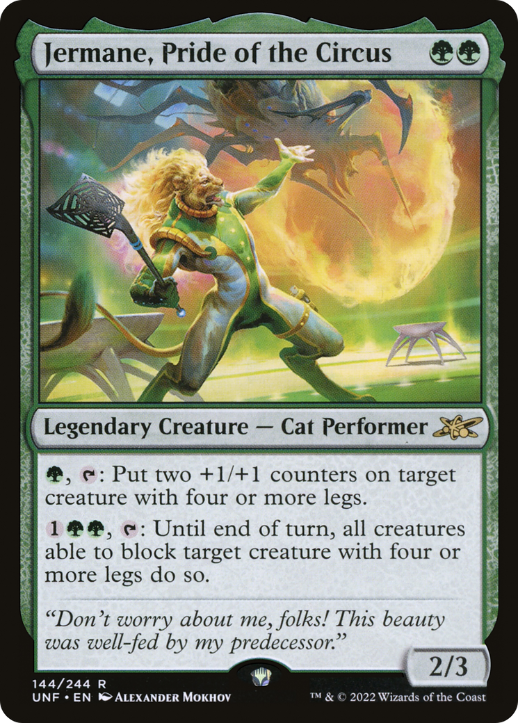 Jermane, Pride of the Circus (144) - Unfinity