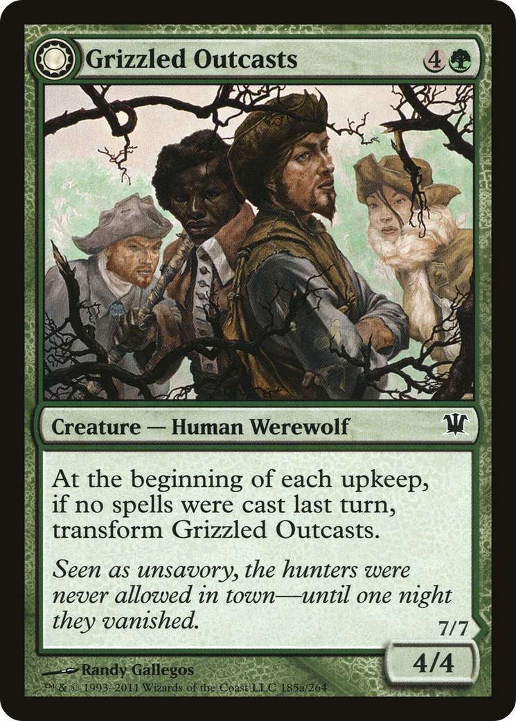 Grizzled Outcasts // Krallenhorde Wantons [Innistrad] | Silver Goblin