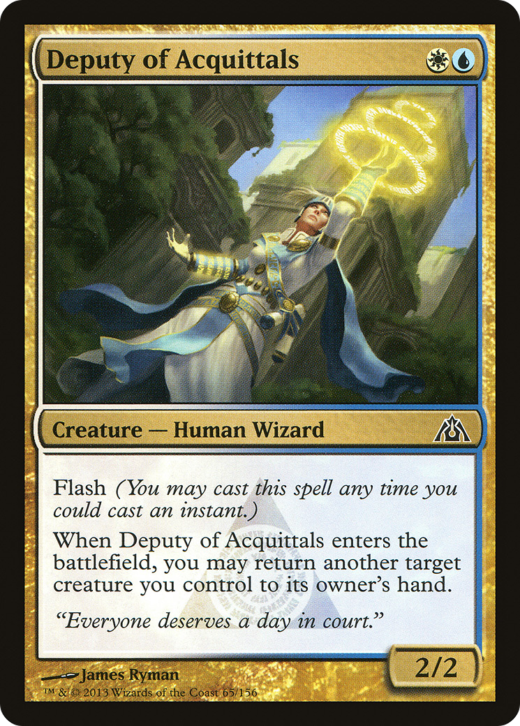 Deputy of Acquittals (065) Foil - Dragon's Maze