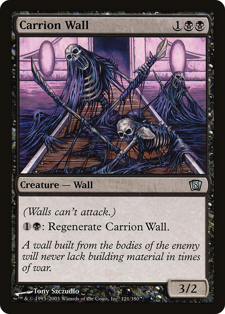 Carrion Wall (121★) Foil - Eighth Edition