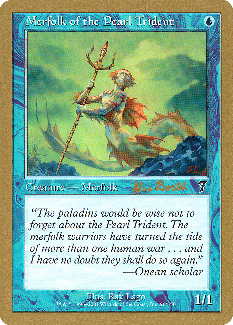 Merfolk of the Pearl Trident - 2001 Alex Borteh (7ED) (Retro) - World Championship Decks 2001