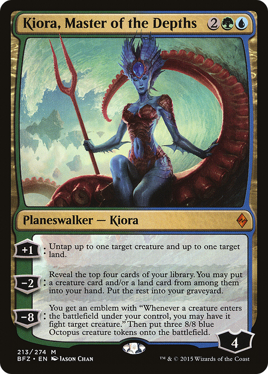 Kiora, Master of the Depths (213) - Battle for Zendikar