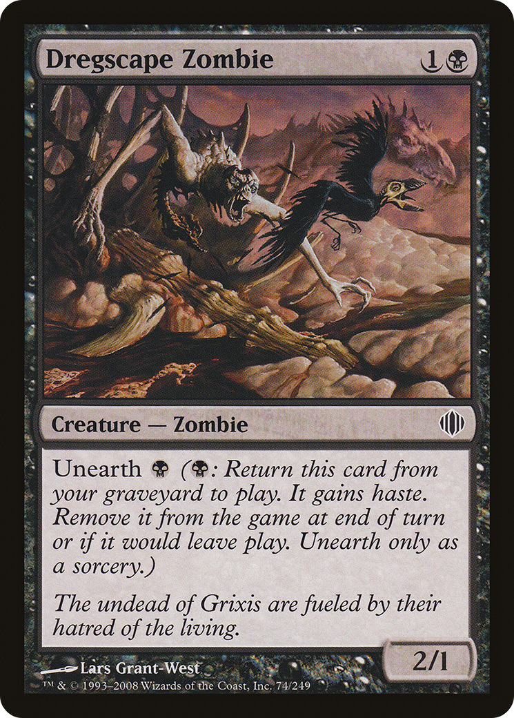 Dregscape Zombie (074) Foil - Shards of Alara