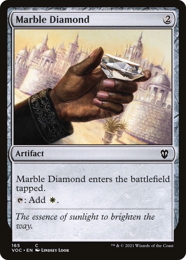 Marble Diamond (165) - Crimson Vow Commander