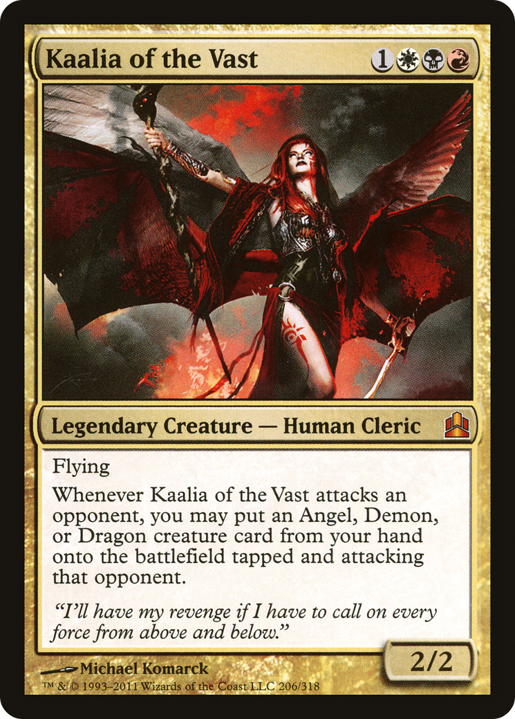 Kaalia of the Vast (206) - Commander 2011