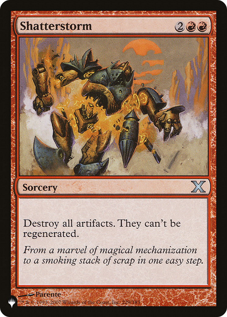 Shatterstorm (10E-229) - The List