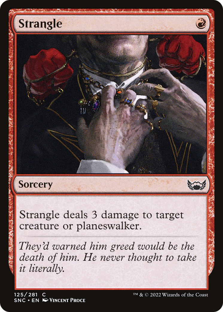 Strangle [Streets of New Capenna] Foil