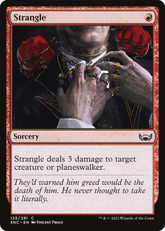 Strangle [Streets of New Capenna] Foil
