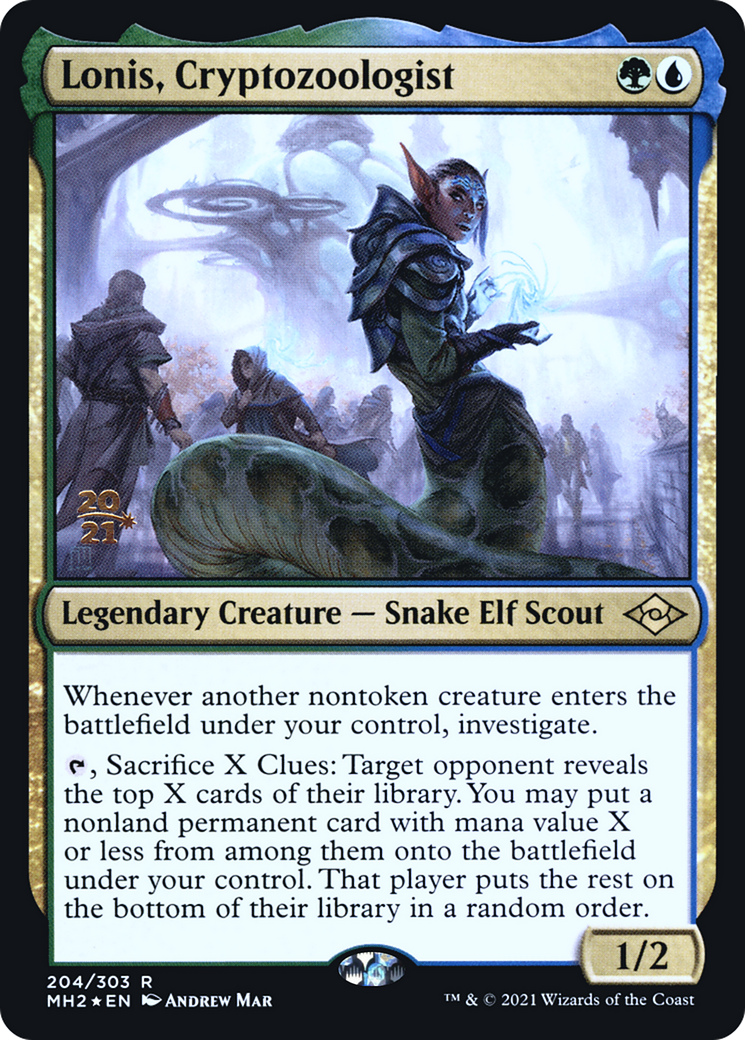 Lonis, Cryptozoologist (204) Foil - Modern Horizons 2 Promos