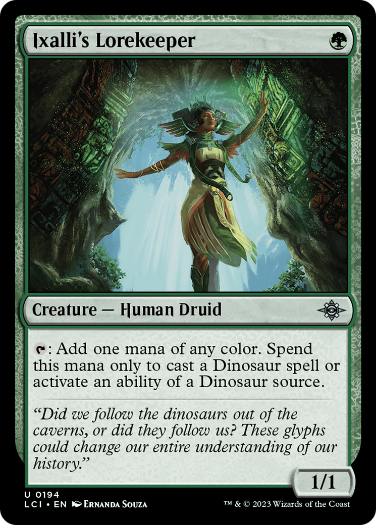 Ixalli's Lorekeeper (194) Foil - The Lost Caverns of Ixalan