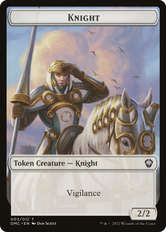 Knight (003) - Dominaria United Commander Tokens
