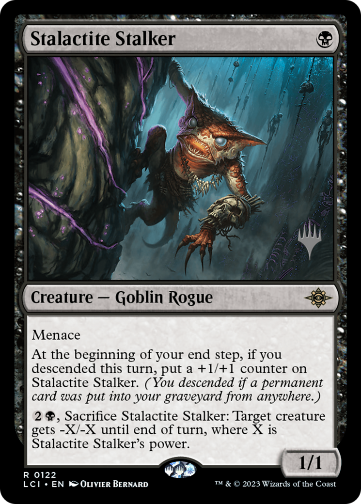 Stalactite Stalker (122) Foil - The Lost Caverns of Ixalan Promos