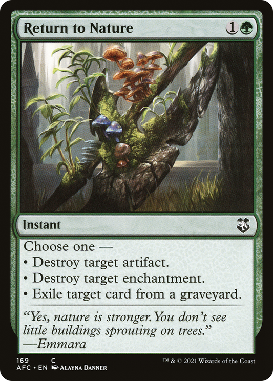 Return to Nature (169) - Forgotten Realms Commander