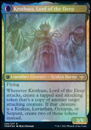 Runo Stromkirk // Krothuss, Lord of the Deep (246s) Foil - Innistrad: Crimson Vow Promos