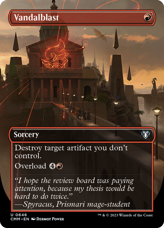 Vandalblast (Borderless Alternate Art) [Commander Masters] Foil