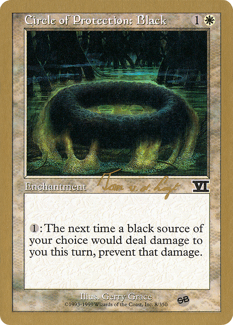 Circle of Protection: Black (Retro) (tvdl8sb) - World Championship Decks 2000