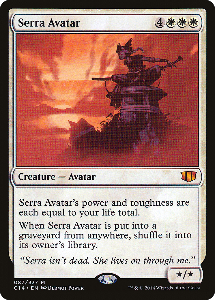 Serra Avatar (087) - Commander 2014