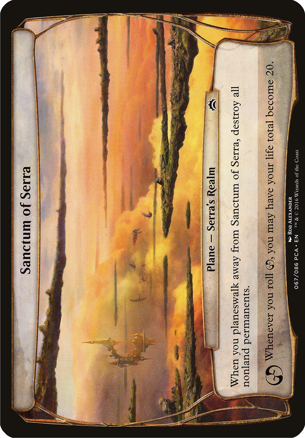 Sanctum of Serra (Planechase Anthology) - Planechase Anthology Planes