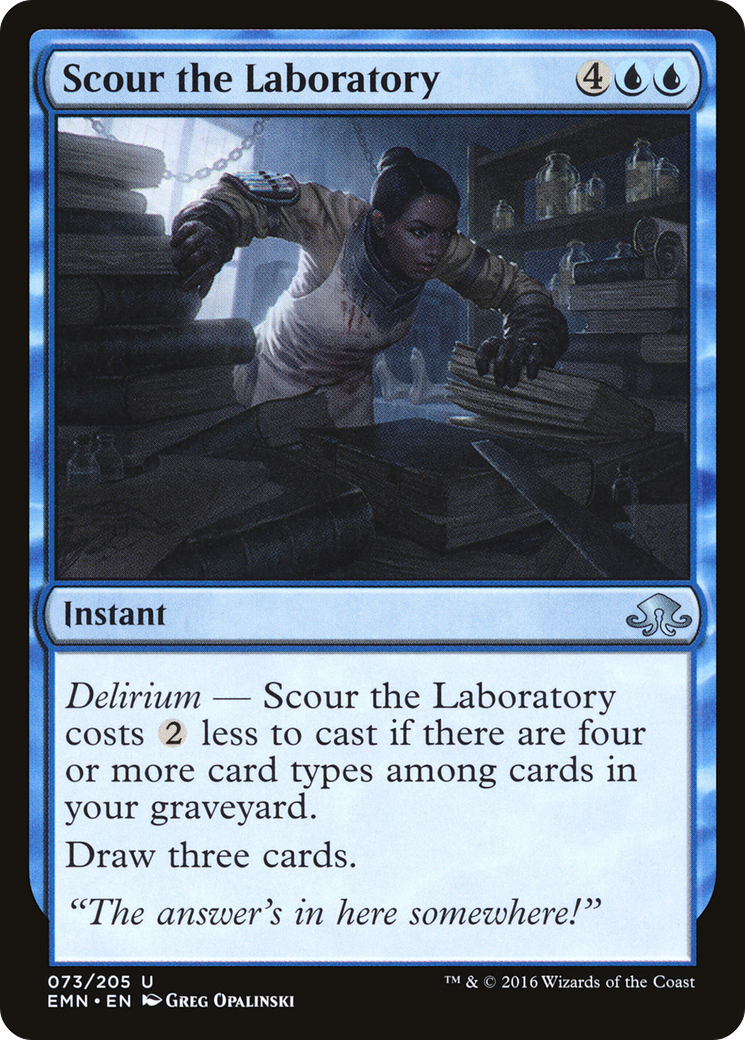 Scour the Laboratory (073) Foil - Eldritch Moon