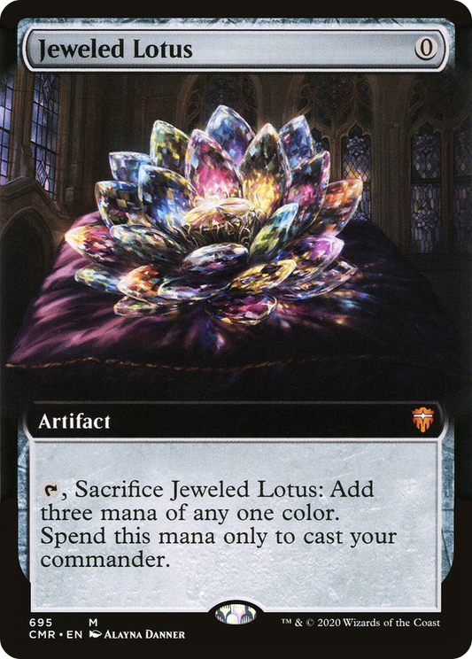 Jeweled Lotus (Extended Art) (695) - Commander Legends