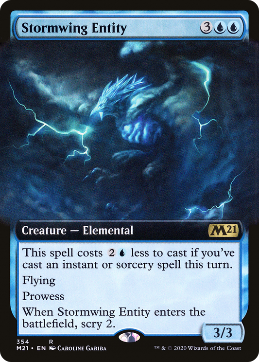 Stormwing Entity (Extended Art) (354) Foil - Core Set 2021