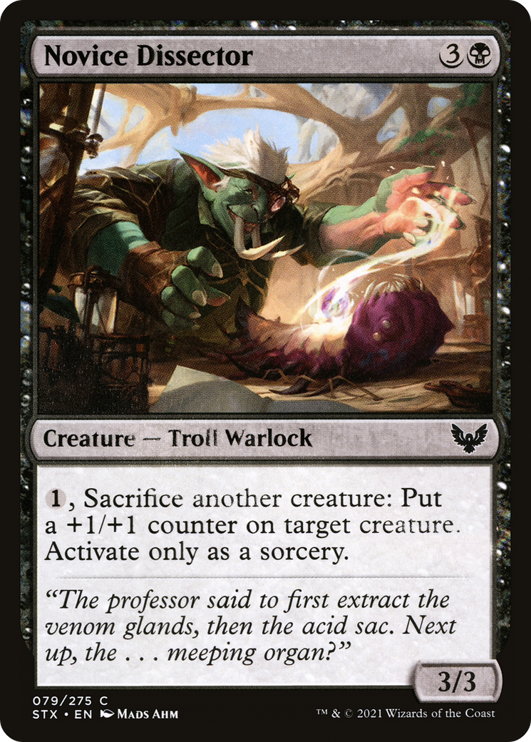 Novice Dissector (079) Foil - Strixhaven: School of Mages