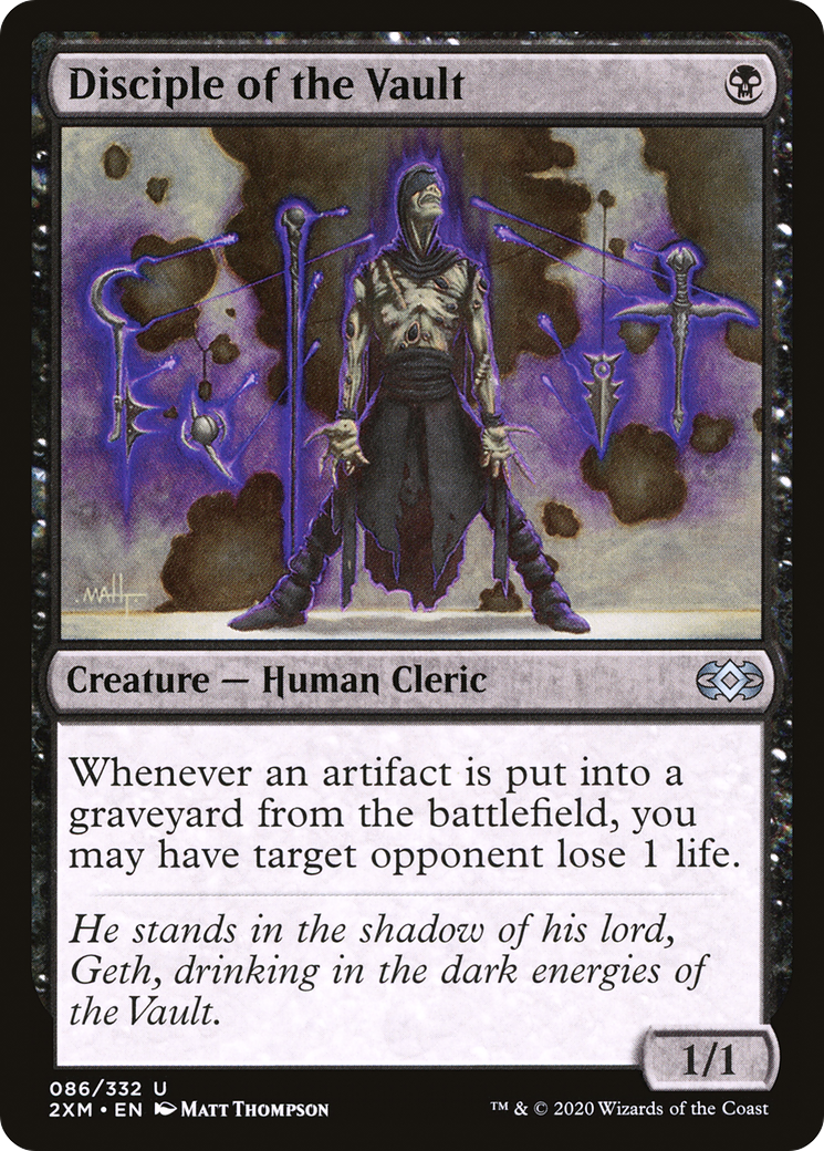 Disciple of the Vault (086) Foil - Double Masters