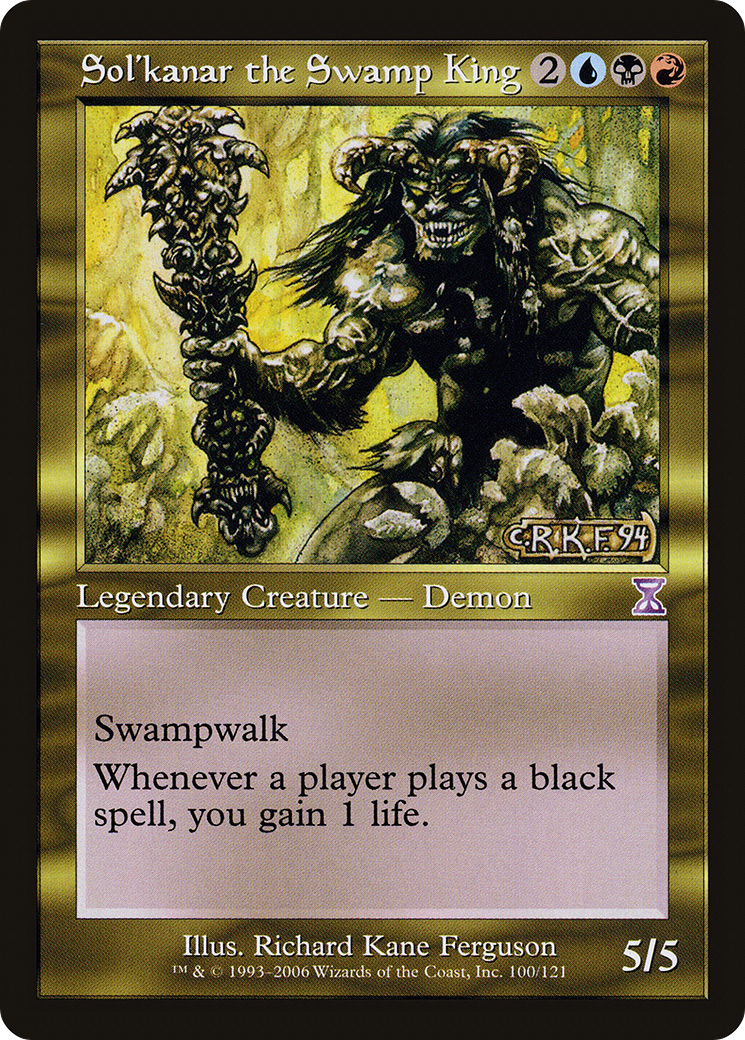 Sol'kanar the Swamp King (Retro) (100) - Time Spiral Timeshifted