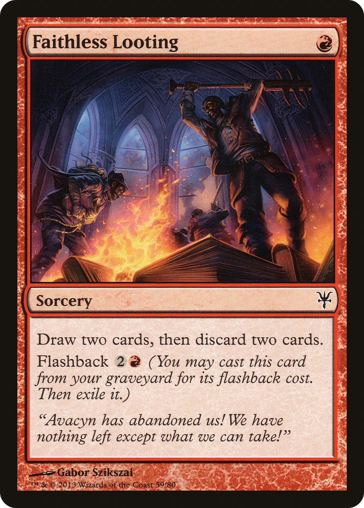 Faithless Looting (059) - Duel Decks: Sorin vs. Tibalt