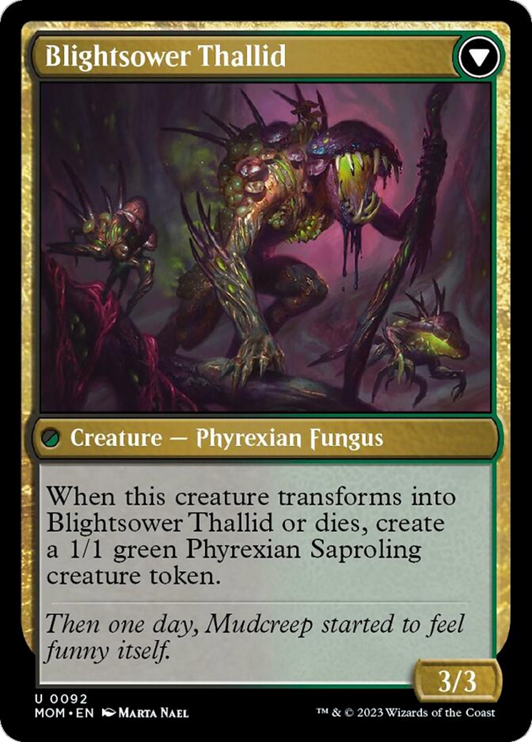 Blightreaper Thallid // Blightsower Thallid (092) - March of the Machine
