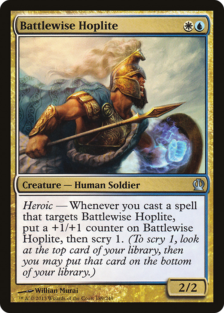 Battlewise Hoplite (189) - Theros