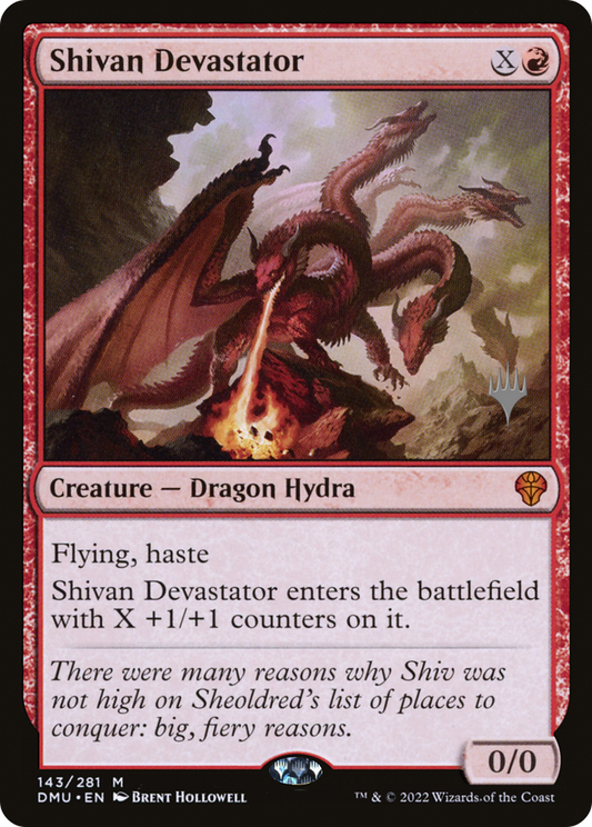Shivan Devastator (Promo Pack) [Dominaria United Promos] Foil