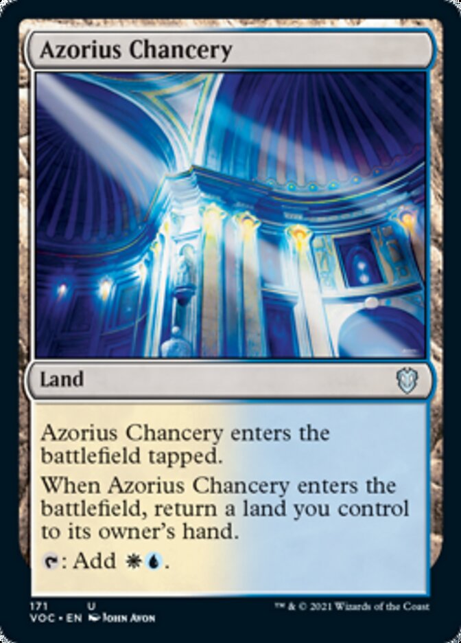 Azorius Chancery [Innistrad: Crimson Vow Commander] | Silver Goblin