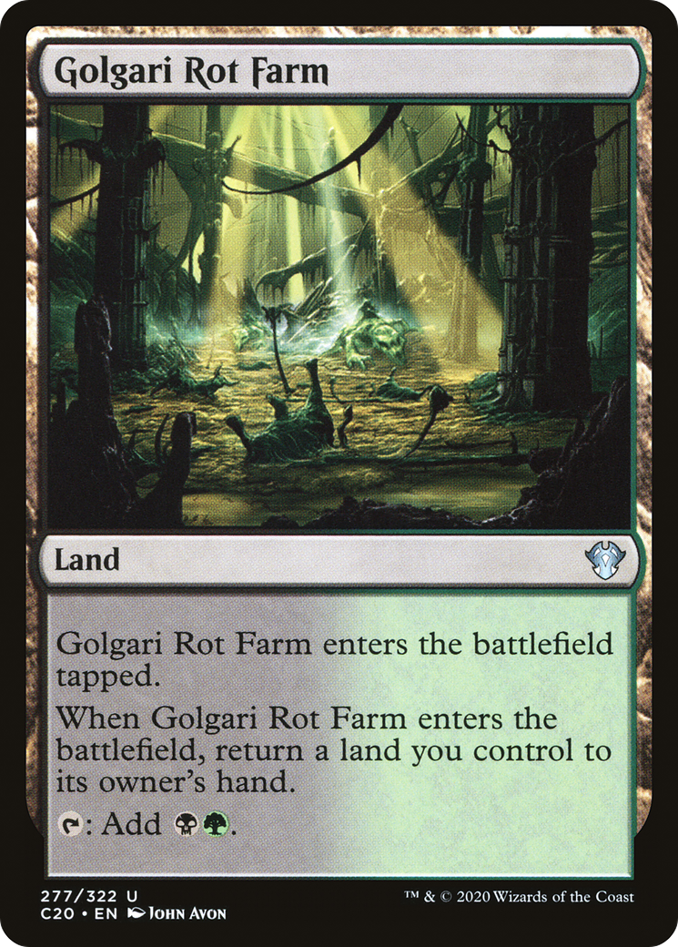 Golgari Rot Farm (277) - Commander 2020