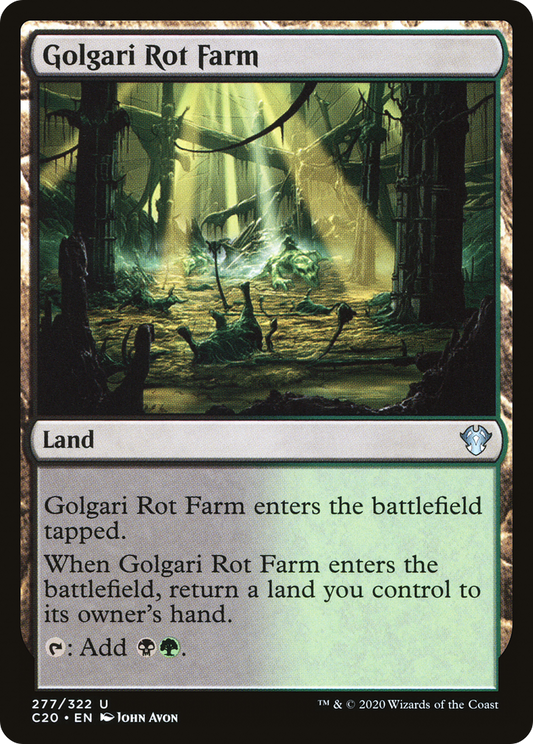 Golgari Rot Farm (277) - Commander 2020