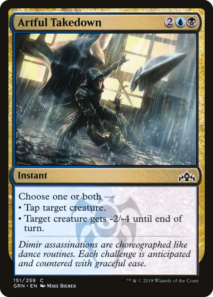 Artful Takedown (151) Foil - Guilds of Ravnica