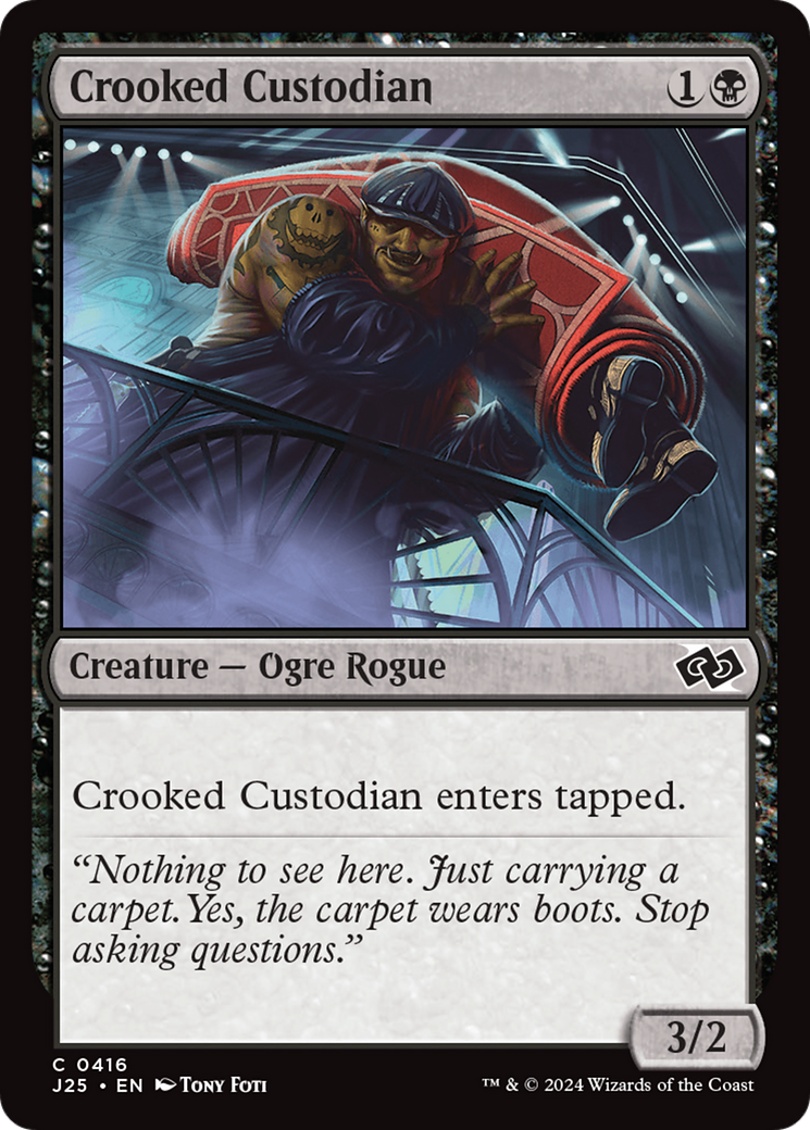 Crooked Custodian [Foundations Jumpstart] | Silver Goblin