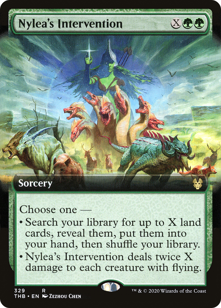 Nylea's Intervention (Extended Art) (329) - Theros Beyond Death