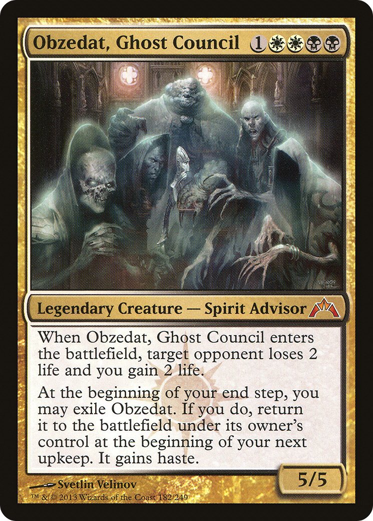 Obzedat, Ghost Council (182) Foil - Gatecrash