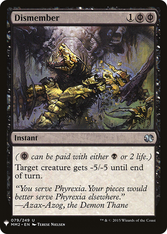 Dismember (MM2-79) - The List