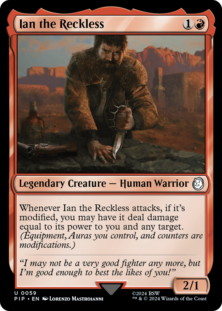 Ian the Reckless (059) Foil - Fallout