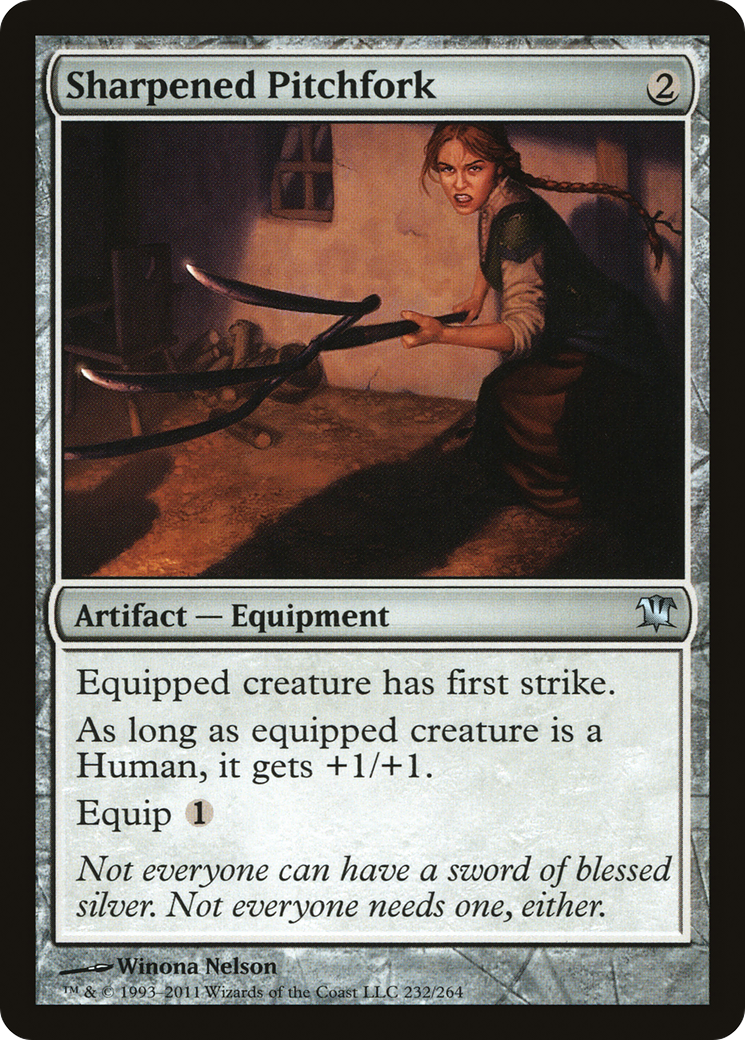 Sharpened Pitchfork [Innistrad] | Silver Goblin