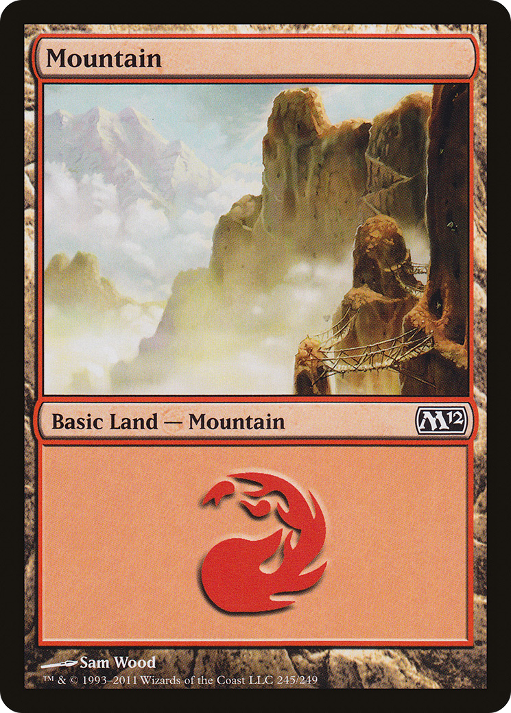 Mountain (245) Foil - Magic 2012