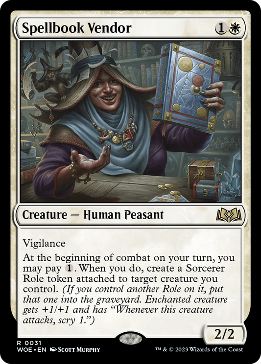 Spellbook Vendor (031) - Wilds of Eldraine