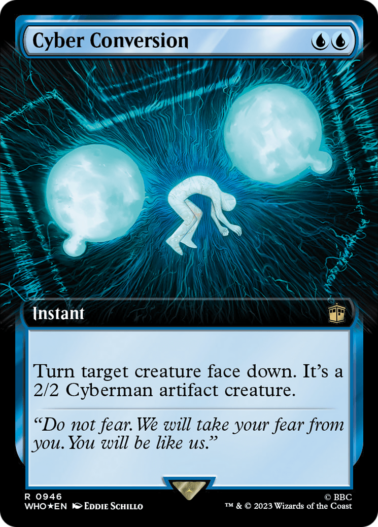 Cyber Conversion (Extended Art) (Surge Foil) [Doctor Who] | Silver Goblin